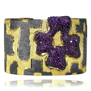 Cuff Bracelets*Alex Soldier Silver Crossroad Cuff Bracelet with Rhodolite Garnet
