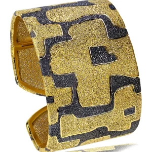 Cuff Bracelets*Alex Soldier Silver Crossroad Inverse Pattern Cuff Bracelet