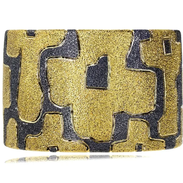 Cuff Bracelets*Alex Soldier Silver Crossroad Inverse Pattern Cuff Bracelet