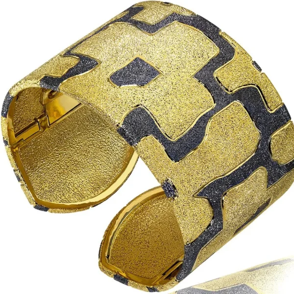 Cuff Bracelets*Alex Soldier Silver Crossroad Inverse Pattern Cuff Bracelet