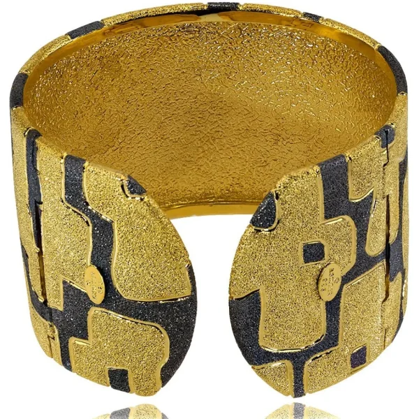 Cuff Bracelets*Alex Soldier Silver Crossroad Inverse Pattern Cuff Bracelet