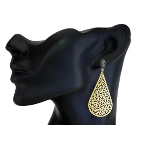 Drop Dangle Earrings*Alex Soldier Silver Festive Drop Earrings with White Topaz