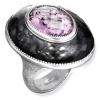 Amethyst Jewelry | Designer Rings*Alex Soldier Silver Galactica Ring with Rose de France Amethyst