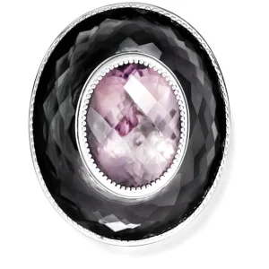 Amethyst Jewelry | Designer Rings*Alex Soldier Silver Galactica Ring with Rose de France Amethyst