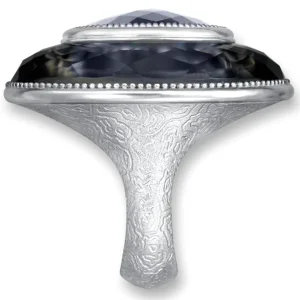 Amethyst Jewelry | Designer Rings*Alex Soldier Silver Galactica Ring with Rose de France Amethyst