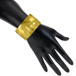 Cuff Bracelets*Alex Soldier Silver Glossy Cora Cuff Bracelet