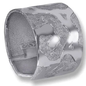 Cuff Bracelets*Alex Soldier Silver Glossy Volna Cuff Bracelet