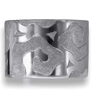 Cuff Bracelets*Alex Soldier Silver Glossy Volna Cuff Bracelet