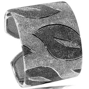 Cuff Bracelets*Alex Soldier Silver Leaf Cuff Bracelet