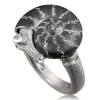 Designer Rings | Silver Rings*Alex Soldier Silver Little Snail Ring with Diamonds