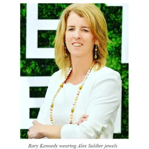 Pearl Necklaces*Alex Soldier Silver Meteorite Necklace with Golden Pearls