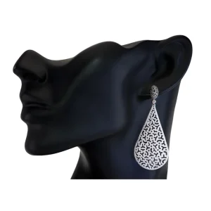Drop Dangle Earrings*Alex Soldier Silver Mismatched Festive Drop Earrings with Topaz