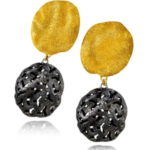 Stud Earrings*Alex Soldier Silver Moneta Earrings