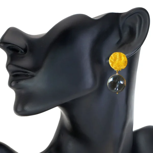Pearl Earrings | Stud Earrings*Alex Soldier Silver Moneta Earrings with Natural Coin Pearl