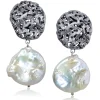 Pearl Earrings | Stud Earrings*Alex Soldier Silver Pearl Moneta Clip-on Earrings