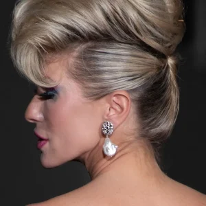 Pearl Earrings | Stud Earrings*Alex Soldier Silver Pearl Moneta Clip-on Earrings