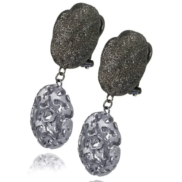 Stud Earrings*Alex Soldier Silver Small Inverse Moneta Earrings