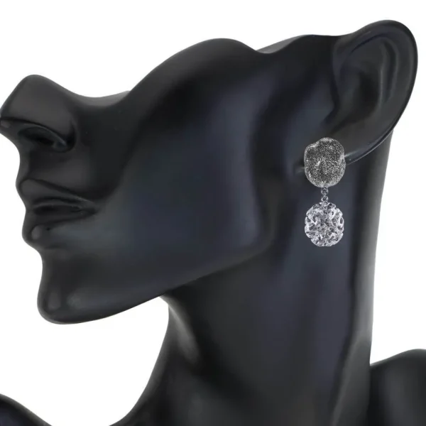 Stud Earrings*Alex Soldier Silver Small Inverse Moneta Earrings