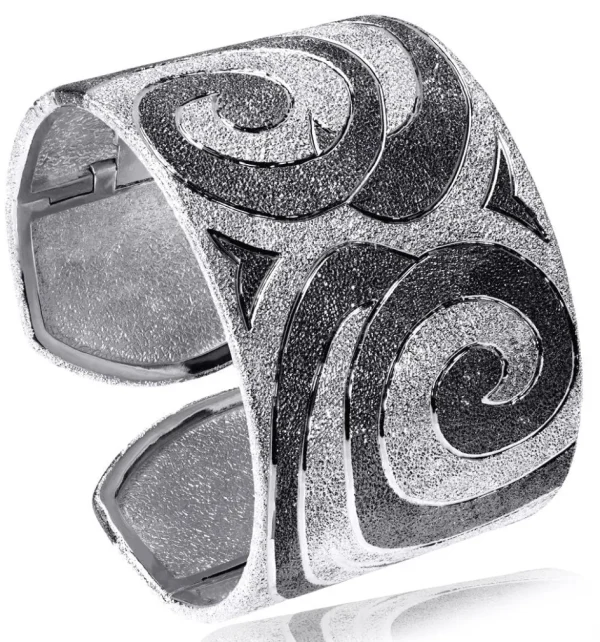 Cuff Bracelets*Alex Soldier Silver Swirl Cuff Bracelet