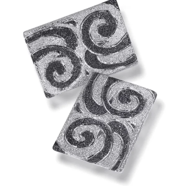 Stud Earrings*Alex Soldier Silver Swirl Earrings