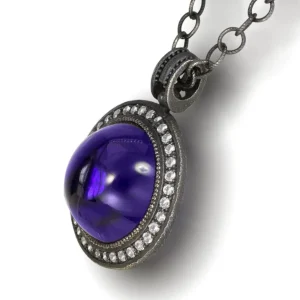 Amethyst Jewelry | Pendants*Alex Soldier Silver Symbolica Pendant with Japanese Amethyst & Topaz