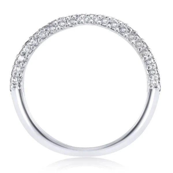 Bold & Vintage Inspired | Bold & Vintage Inspired*Alex Soldier Stardust Diamond Crescent Wedding Band