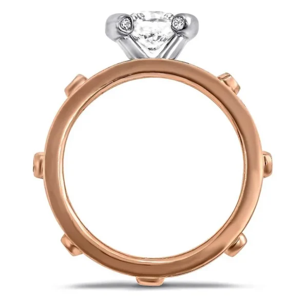 Modern & Elegant | Gold Rings*Alex Soldier Valentine Diamond Wheel Of Fortune Engagement Ring