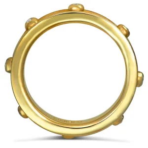 Modern & Elegant | Bold & Vintage Inspired*Alex Soldier Valentine Diamond Wheel Of Fortune Wedding Band