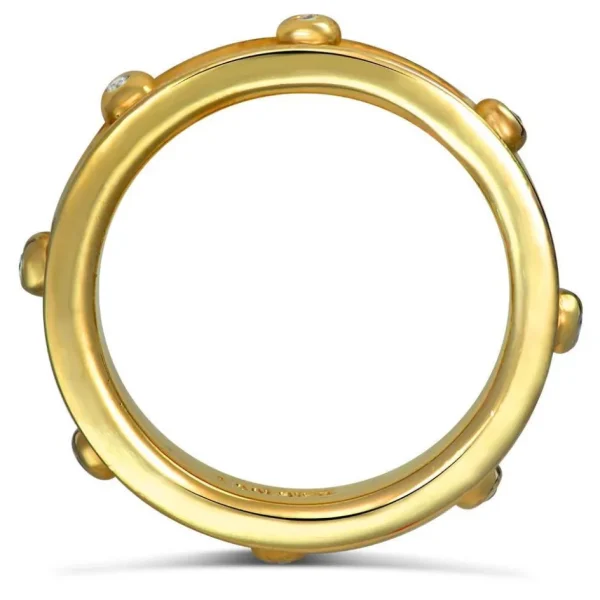Modern & Elegant | Bold & Vintage Inspired*Alex Soldier Valentine Diamond Wheel Of Fortune Wedding Band