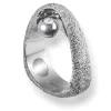Designer Rings*Alex Soldier White Gold Modern Art Ring with Diamond
